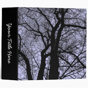 High Contrast Trees (2in) - Powder Blue Binder