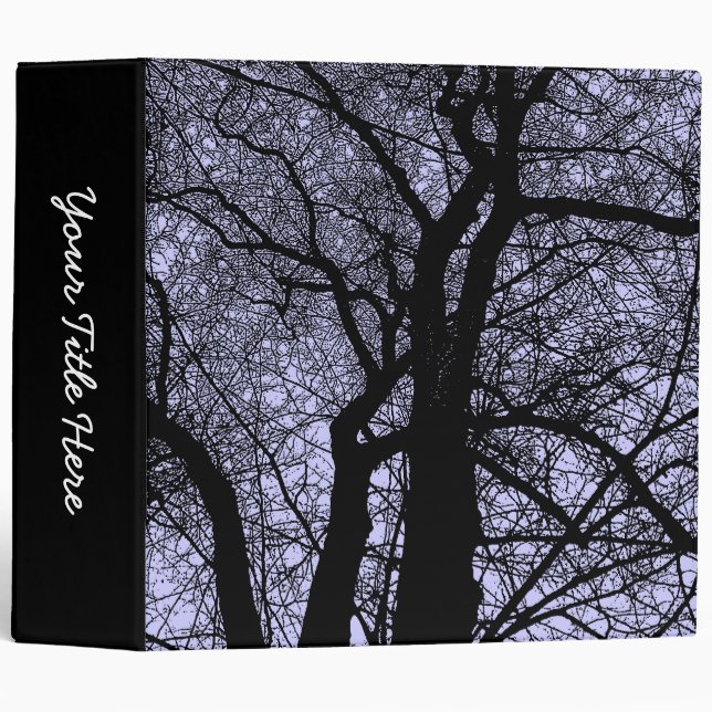 High Contrast Trees (2in) - Powder Blue Binder (Front/Spine)