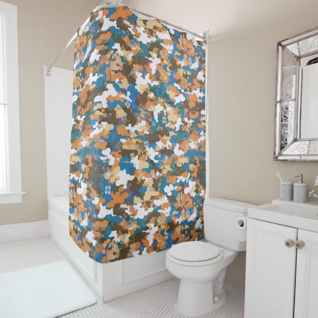 High-contrast Urban Digital Camouflage Pattern  (In Situ)