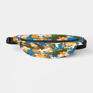 High-contrast Urban Digital Camouflage Pattern  Fanny Pack