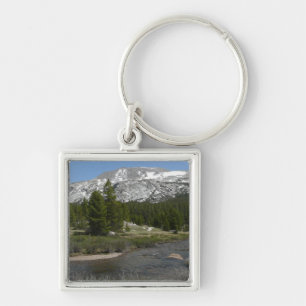 High Country Mountain Stream II at Yosemite Keychain