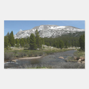 High Country Mountain Stream II at Yosemite Sticker