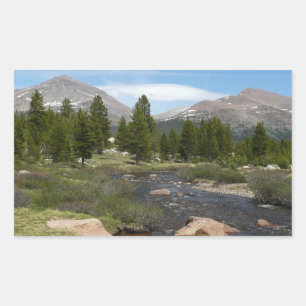 High Country Mountain Stream III at Yosemite Sticker