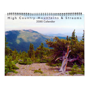 High Country - Mountains & Streams Calendar