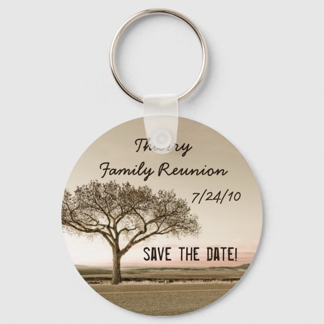 High Country Save the Date Keychain (Front)
