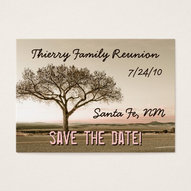 High Country Save the Date Mini Cards (Front)