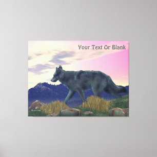 High Country Wolf Canvas Print