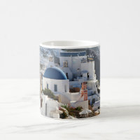 High definition photography, Santorini, Mug