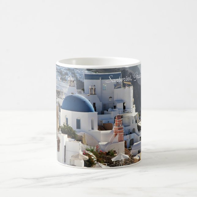 High definition photography, Santorini, Mug (Center)