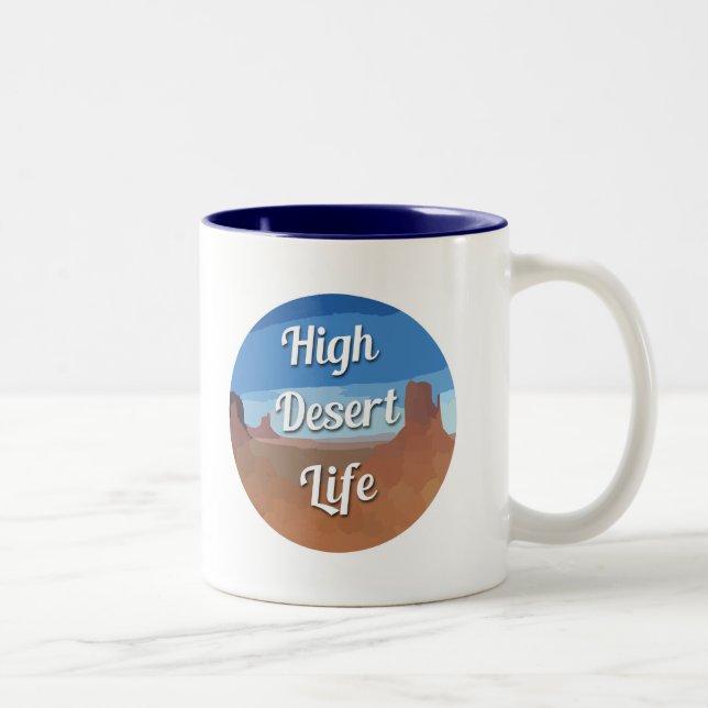 High Desert Life Two-Tone Coffee Mug (Right)