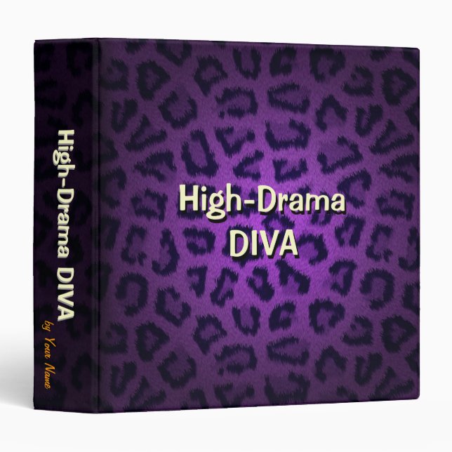 High Drama Diva Binder (Front/Spine)