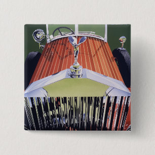 High end 2 inch square button