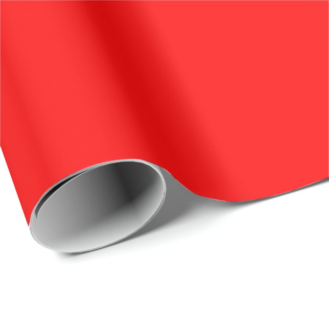 High End Colour Coordinated Red Wrapping Paper (Roll Corner)