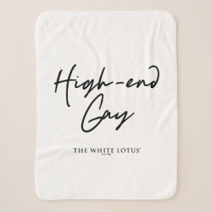 High-End Gay - The White Lotus Sherpa Blanket