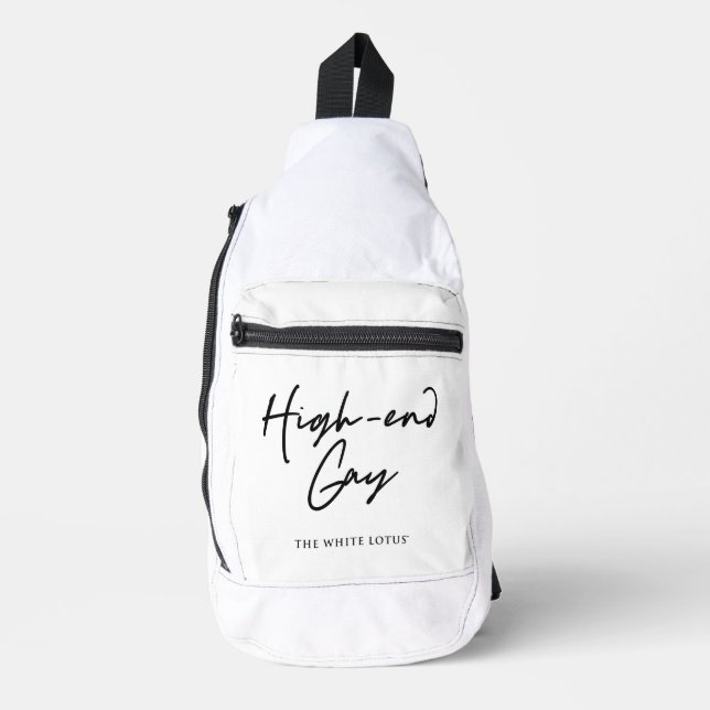 High-End Gay - The White Lotus Sling Bag (Front)
