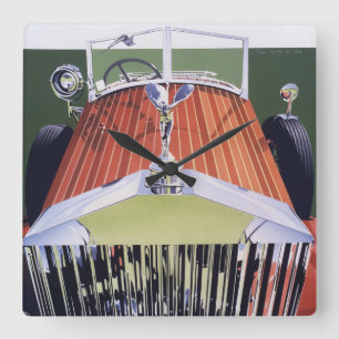 High end square wall clock