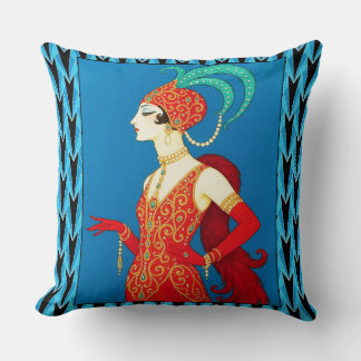 High End Style Art Deco Throw Cushion