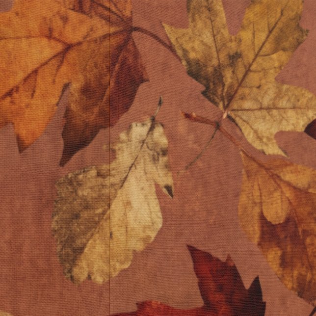 High End Textured Maple Leaf Design Wallpaper (Seam)
