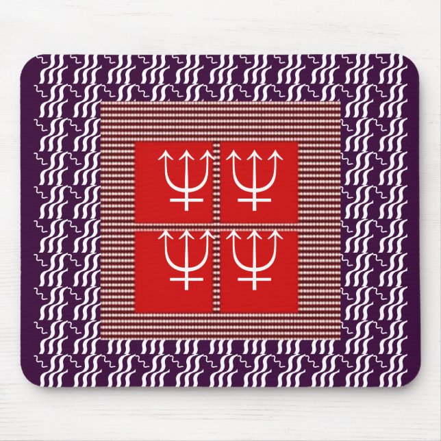 High Energy Thunderbolt Trident Protection Mouse Pad (Front)