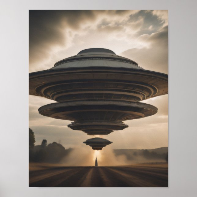 High Energy UFO Poster (Front)