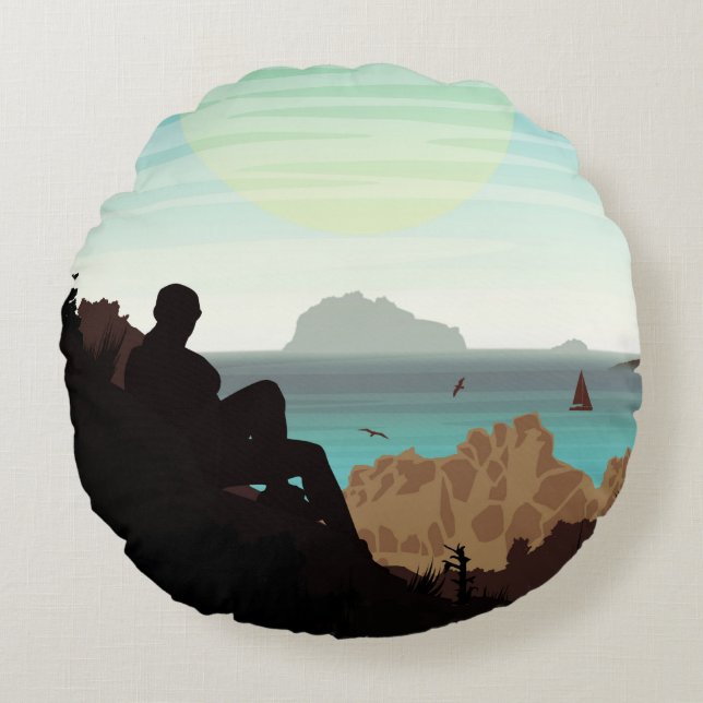 High Escape Round Pillow (Front)