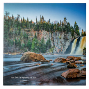 High Falls, Tettegouche Park, Minnesota Tile