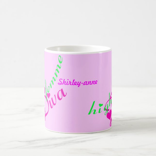 High Femme Diva Customizable Mugs (Center)