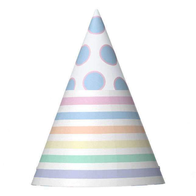 high five birthday party twins mapache stripes  party hat (Front)