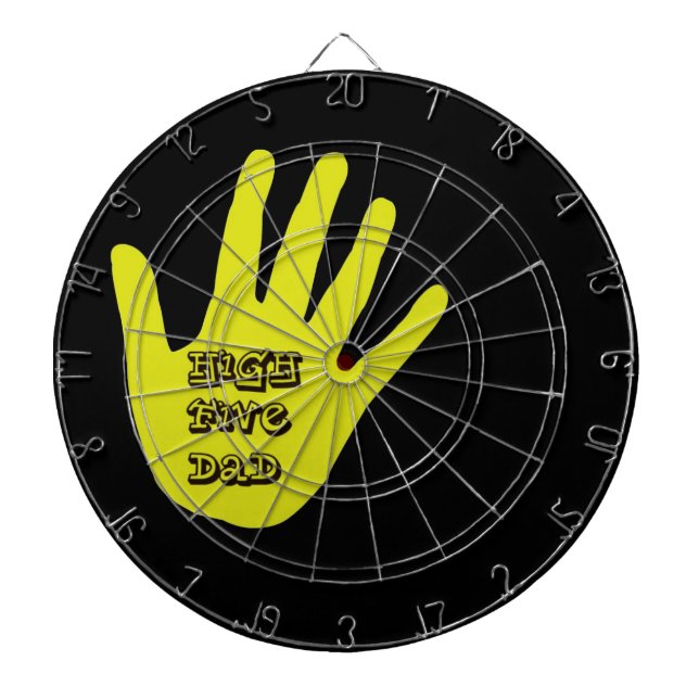 High Five Dad Hand Dartboard (Front)