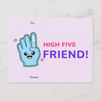 High Five Friend Valentine Card