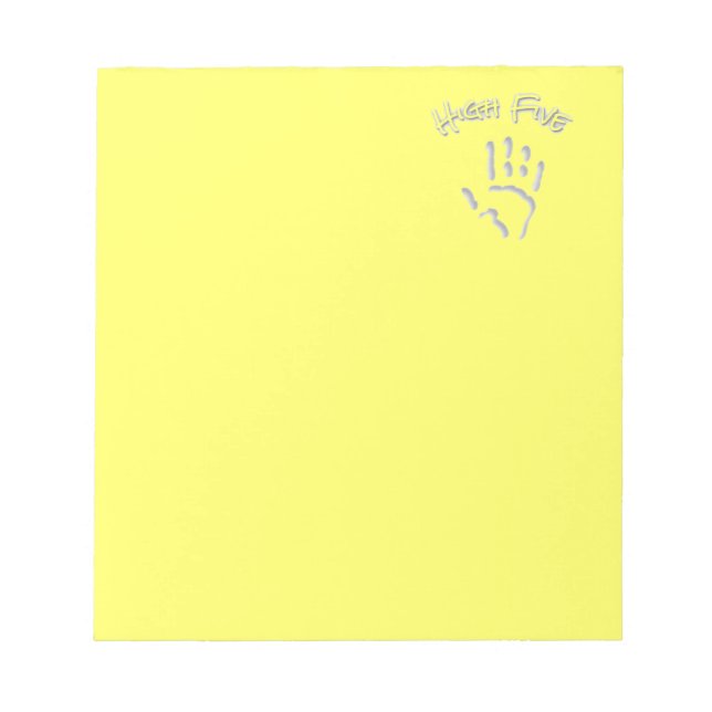 High Five Notepad (Front)