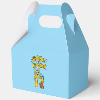 High Five or Field Goal Cartoon Kids Apparel Favor Box