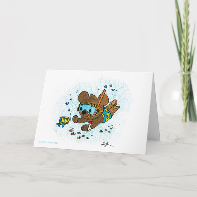 High Five Pals - Kids Art for CHOC Thank You Card (Front)