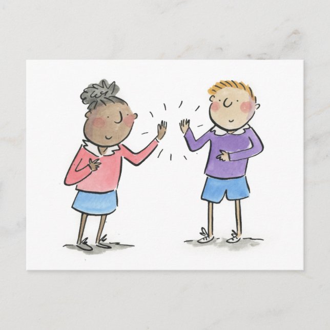High Five Postcard (Front)