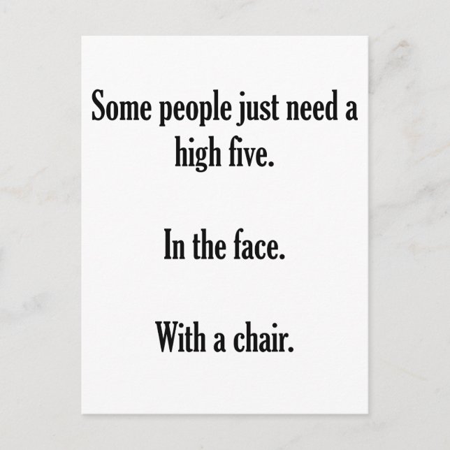 High Five Postcard (Front)