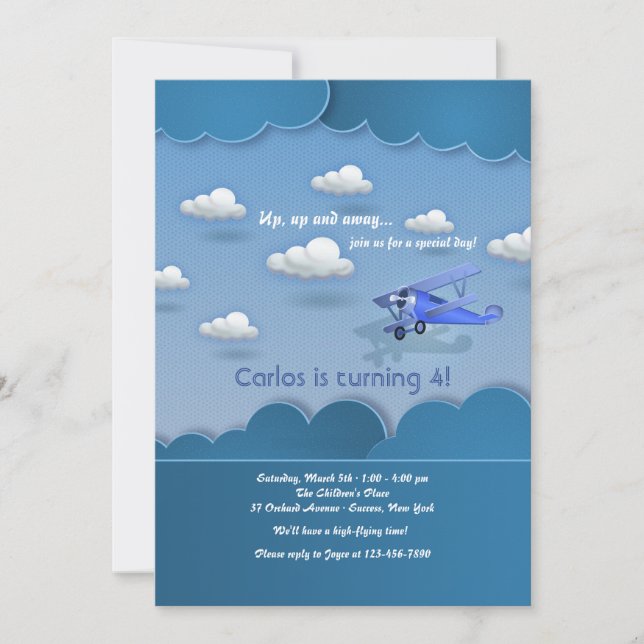 High Flyer Invitation (Front)