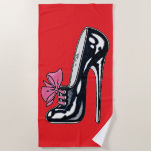 High Heel Beach Towel