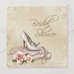 High Heel Shoe Bridal Shower Invitation