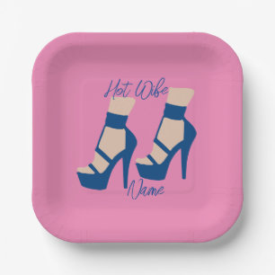 High Heel Shoe Thunder_Cove  Paper Plate