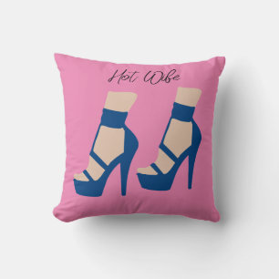 High Heel Shoe Thunder_Cove Throw Pillow