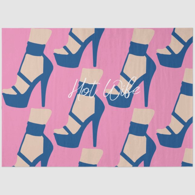 High Heel Shoe Thunder_Cove  Tissue Paper (Front)