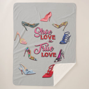 High Heel Shoes Collage Stiletto Pumps Blanket