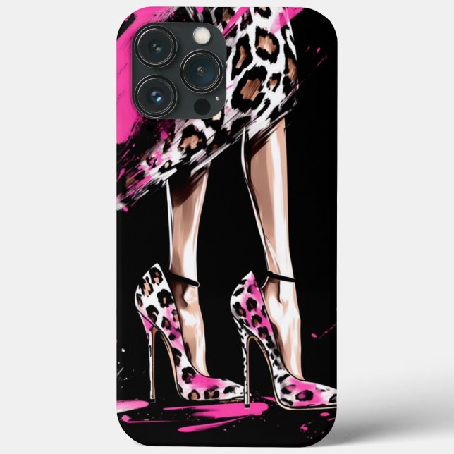 High heel shoes, Fashion illustration Case-Mate iPhone Case (Back)