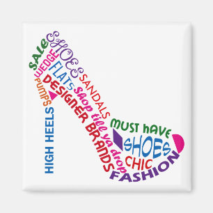 High Heeled Shoe Magnet