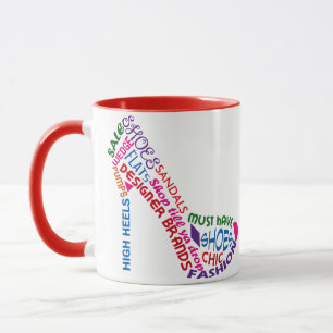 High Heeled Shoe Mug
