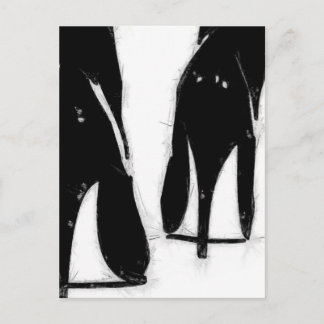 High Heels from Behind Postcard
