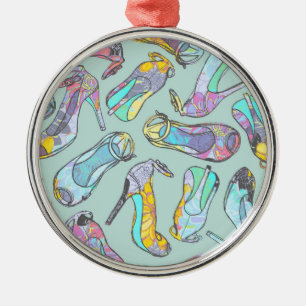 High Heels Metal Ornament