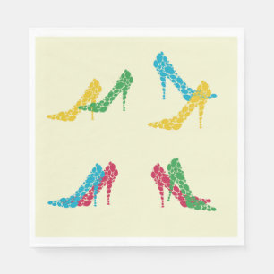 High Heels Paper Napkins
