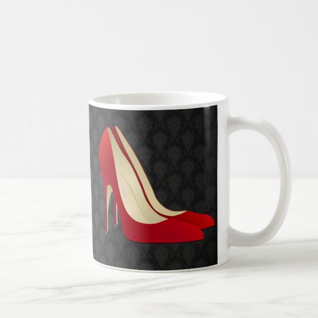 high heels red coffee mug (Right)