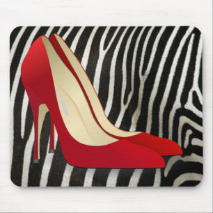 high heels red mouse pad